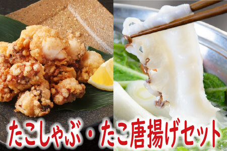 [12月21日決済分まで年内配送][北海道根室産]タコしゃぶ・唐揚げ用たこセット