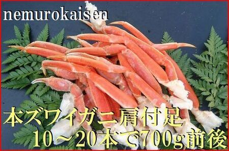 本ズワイガニ肩付足10～20本(計700g前後) B-57030