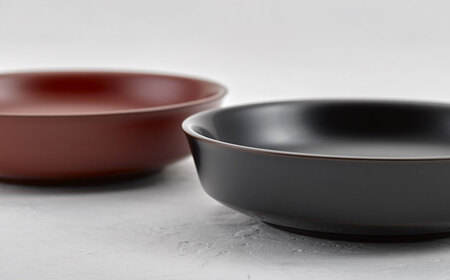 [滴生舎]浄法寺漆器 7寸盛鉢(溜)/漆器 器 食器 盛鉢 伝統工芸品 国産漆