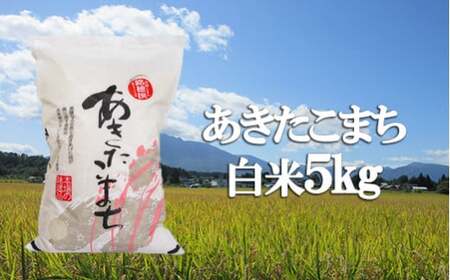 [2024年11月発送開始] 令和6年産 新米 あきたこまち 精米 5kg / 白米 産地直送 岩手県産 [かきのうえ]