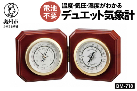 デュエット気象計 BM-718 [AJ135]