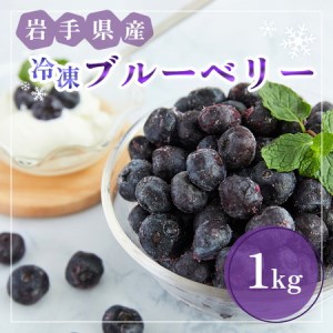 【岩手町産】冷凍ブルーベリー1kg