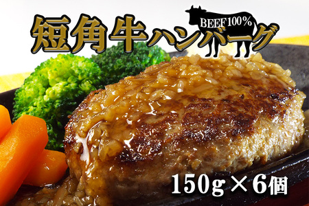 いわて短角牛ハンバーグ　ビーフ100％！　150ｇ×6個