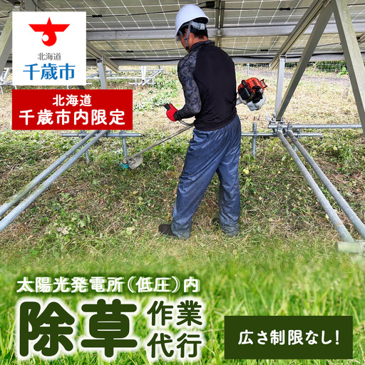 太陽光発電所 除草作業(低圧)