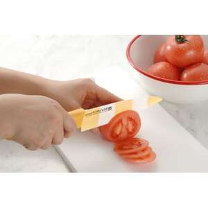 フォーエバー　抗菌カラーセラミック包丁14cmイエロー_雑貨・日用品 包丁 キッチン用品 _【1501230】