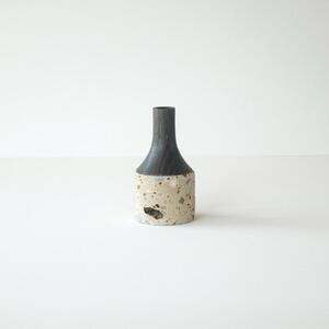 センダイフォルム フラワーベース 花瓶 ブラック[花瓶 花器 フラワーベース 植物 プラント 日用品 雑貨 観葉植物 インテリア デザイン モダン シンプル 北欧 ギフト プレゼント 季節 フラワーアレンジメント デコレーション ナチュラル ハンドメイド 伝統工芸 仙台 日本製]
