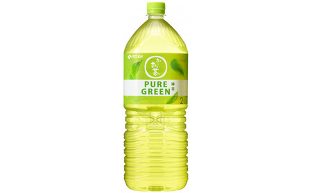 �y3��������ցz�ɓ��� ���[������ PURE GREEN 2L×6�{�y���`������ �P�[�X �������� �\�t�g�h�����N �܂Ƃߔ��� ��� ���~�z