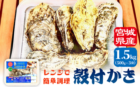 殻付きかき レンジ 3P 簡単調理 BBQ 牡蠣 カキ 蒸し牡蠣 三陸 海鮮 魚介 海鮮物 レンジで簡単調理 