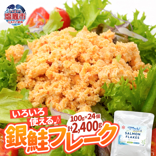 銀鮭 フレーク 100g×24入 | ss00024-100g24p