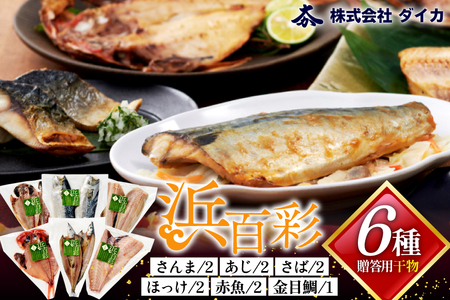 干物 [浜百彩]6種11枚 [気仙沼市物産振興協会 宮城県 気仙沼市 20565260] 詰め合わせ 魚 さんま ほっけ あじ さば