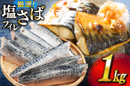 サバ フィレ 切り身 1kg [かわむら家 宮城県 気仙沼市 20565473] 魚 魚介類 魚介 鯖 さば 切り身 無添加 冷凍 便利 弁当 おかず 惣菜 ◎