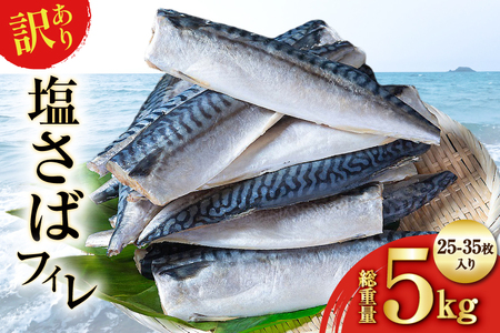 訳あり 減塩 無添加 塩サバ フィレ 総重量 5kg (25-35枚入)[足利本店 宮城県 気仙沼市 20565571] 魚介類 魚 海鮮 大容量 サバ さば 鯖 塩分控えめ サバフィレ サバフィーレ 鯖 塩サバ 切り身 冷凍 訳アリ わけあり