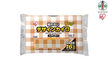 カイロ ぽかぽか家族 デザインカイロ 貼れないレギュラー チェック 10個入り×10箱 100個