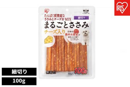 ペット[100g×10袋]まるごとささみジャーキー細切り チーズ入り P