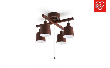 照明 4灯シーリングライト クロス　CE4LA-20C-T　ブラウン