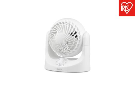 サーキュレーター 卓上扇マカロンミニ固定式 TAF-MKM10N-W ホワイト