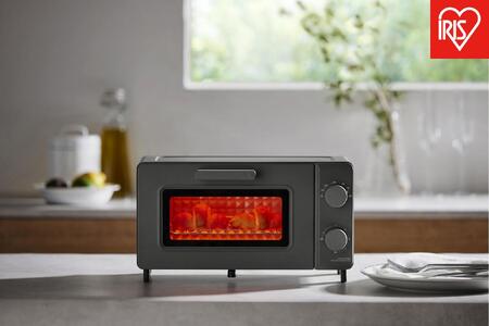 トースター オーブントースター 2枚焼き アイリスオーヤマ 家電 キッチン家電 電化製品 新生活 おしゃれ 一人暮らし かわいい 使いやすい  EOT-201-H ウォームグレー