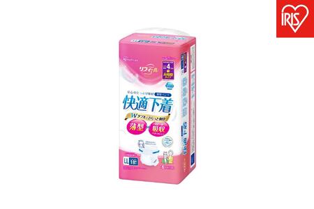 【18枚入り×4パック】大人用おむつ リフィール　快適下着　薄型パンツ　ＬＬサイズ　１８枚入 NAD-LL18-4