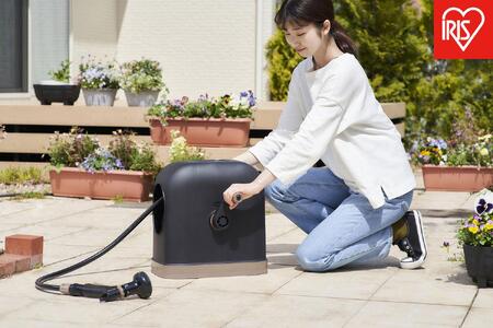 フルカバーホースリールＨＧ　２０Ｍ FHHG-20 ブラウン/ブラック