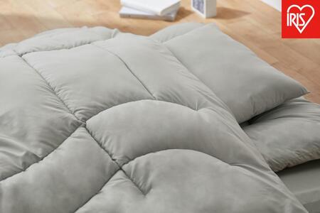 布団 マットレス付き布団５点セット KFS-M5S ライトグレー