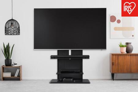 テレビ台 スタンドテレビ台 UTS-900R-BO ブラックオーク