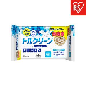 [40枚入り×10個]フローリングワイパー用シート ウェットタイプ 40枚入 DN-FW401P トルクリーン