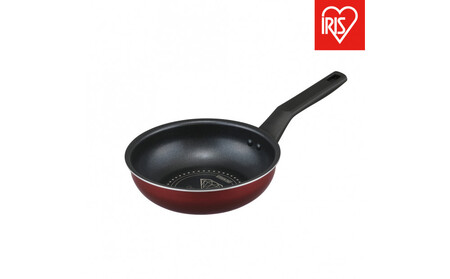 フライパン ダイヤモンドコート [IH・ガス火両用 20cm] アイリスオーヤマ VDI-W20 ワインレッド | フライパン 新生活