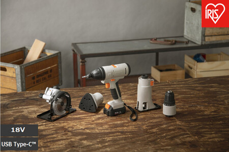 マルチギア 充電式インパクトドライバーセット １８V JM18INS サンドベージュ