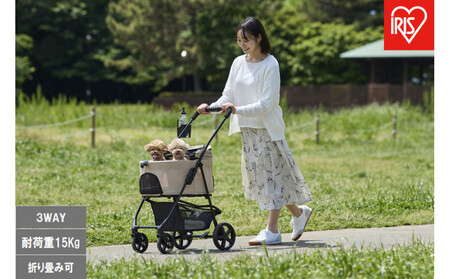 ３ＷＡＹペットカート TPC-990 ベージュ