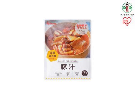 非常食 豚汁  250g×6袋 アイリスオーヤマ アイリスフーズ  災対食 パウチ 非常食 豚汁 とん汁 250g ×6袋 お味噌汁 非常食 防災 備蓄 防災食 長期保存 賞味期限5年