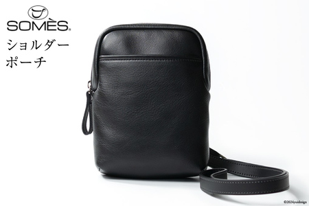 SOMES ショルダー ポーチ キャバレッティ （ブラック） CI-03 [ソメスサドル 北海道 砂川市 12260567] レビューキャンペーン