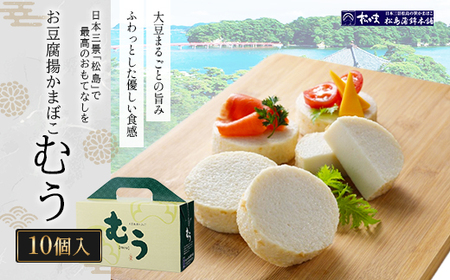 お豆腐揚かまぼこむう10個入 [04209-0329]