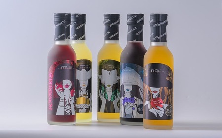 蠱惑魔(こわくま)リキュール 5本セット (200ml×5本) リキュール アルコール お酒 飲料 飲み物 果物 炭酸割り ロック アイス ミルク 石越醸造 【西城酒店】tm186