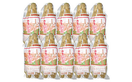 宮城県産大豆を使用昔ながらの味わい「つと納豆2本入り(たれ付き)」×10袋