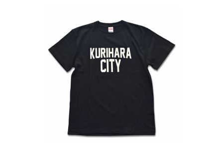 KURIHARA CITY Tシャツ ・ ブラック(XLサイズ)