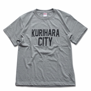 KURIHARA CITY Tシャツ / ミックスグレー(Lサイズ)