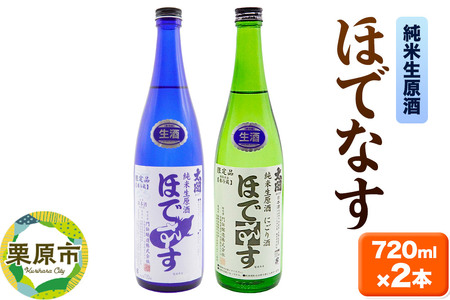 日本酒 宮城・栗原の純米生原酒「ほでなす」720ml×2本 酒 お酒 中條酒店 宮城県 栗原市