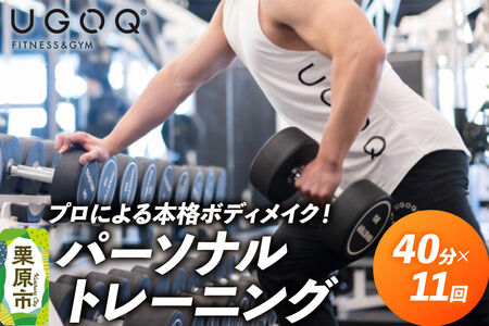 体験 プロによる本格ボディメイク! UGOQパーソナルトレーニング 40分10回券+1回サービス [クロネコゆうパケット] [ボディメイク パーソナル トレーニング シェイプアップ 本格 美容 健康 体験 宮城県 栗原市 UGOQ]