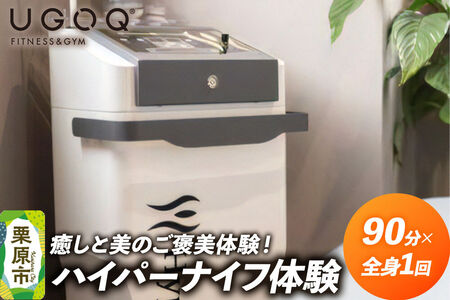 体験 癒しと美のご褒美体験! UGOQハイパーナイフ体験 90分全身1回券 [クロネコゆうパケット] [癒し 美 ご褒美 ハイパーナイフ シェイプアップ 本格 美容 健康 体験 宮城県 栗原市 UGOQ]