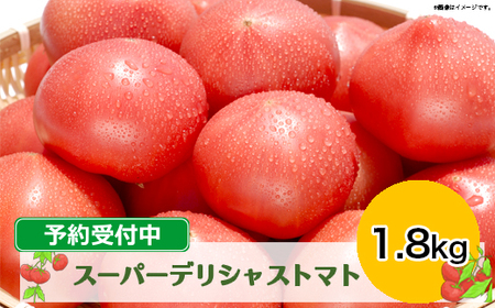 糖度8.5度以上の特別な高級トマト|ふるさと納税 スーパーデリシャストマト 1.8kg(予約受付中)