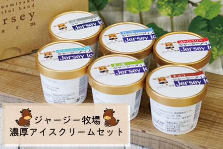 (04502)ジャージー牧場 濃厚アイスクリームセット