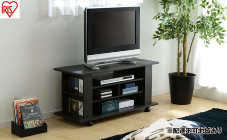 テレビ台 AVボードオープンタイプ OAB-100 ブラックオーク テレビ台 ローボード おしゃれ キャスター アイリスオーヤマ TV AVボード 北欧 TV 新生活 一人暮らし シンプル かわいい オープン ロー 収納