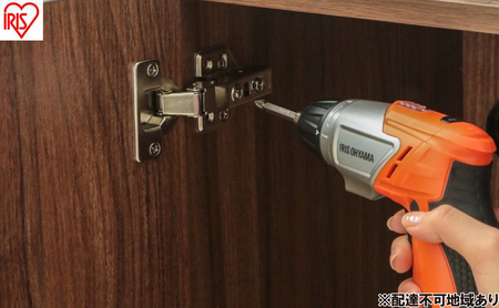 電動工具 充電式電動ドライバー JCD-421-D オレンジ アイリスオーヤマ 電動ドライバー 小型 充電式 コードレス コンパクト 軽量 3.6V LEDライト 家具組立 工具 DIY 初心者 家庭用 実用 父の日