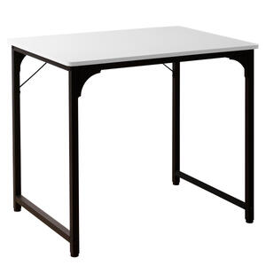 デスク 机 パソコンデスク 80cm 頑丈 シンプル テーブル PCデスク 勉強机 学習机 書斎デスク ワークデスク オフィスデスク 学習デスク シンプルデスク 作業用 一人暮らし 新生活 SunRuck サンルック SR-OD74-WWD