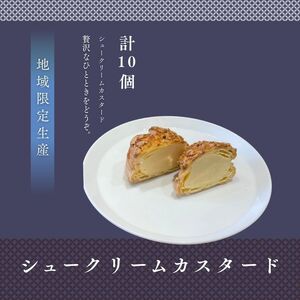 シュークリームカスタード10個セット