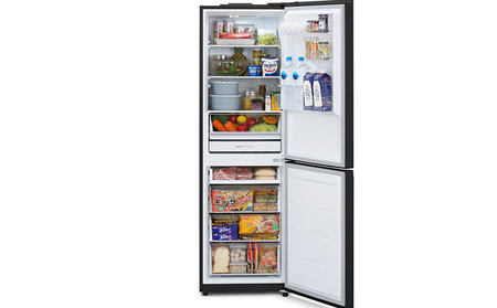 ファン式冷蔵庫 274L IRSN-27A-B ブラック 冷凍冷蔵庫 冷蔵庫 冷凍庫 2ドア 料理 調理 家電 食糧 冷蔵 保存 キッチン家電 アイリスオーヤマ