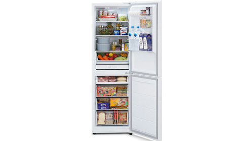 ファン式冷蔵庫 274L IRSN-27A-W ホワイト 冷凍冷蔵庫 冷蔵庫 冷凍庫 2ドア 料理 調理 家電 食糧 冷蔵 保存 キッチン家電 アイリスオーヤマ