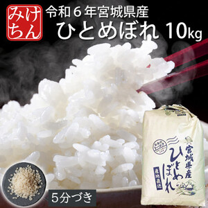 令和6年産 宮城県産ひとめぼれ10kg 5分づき