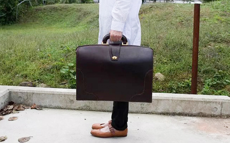 英国のブライドルレザーを使ったドクターズバッグ [1点] ブライドルレザー レザー 牛革 ドクターズバッグ レザーバッグ 牛革バッグ ダレスバッグ ビジネスバッグ メンズ バッグ