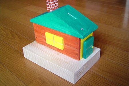 貯金箱A(無塗装・コイン用)